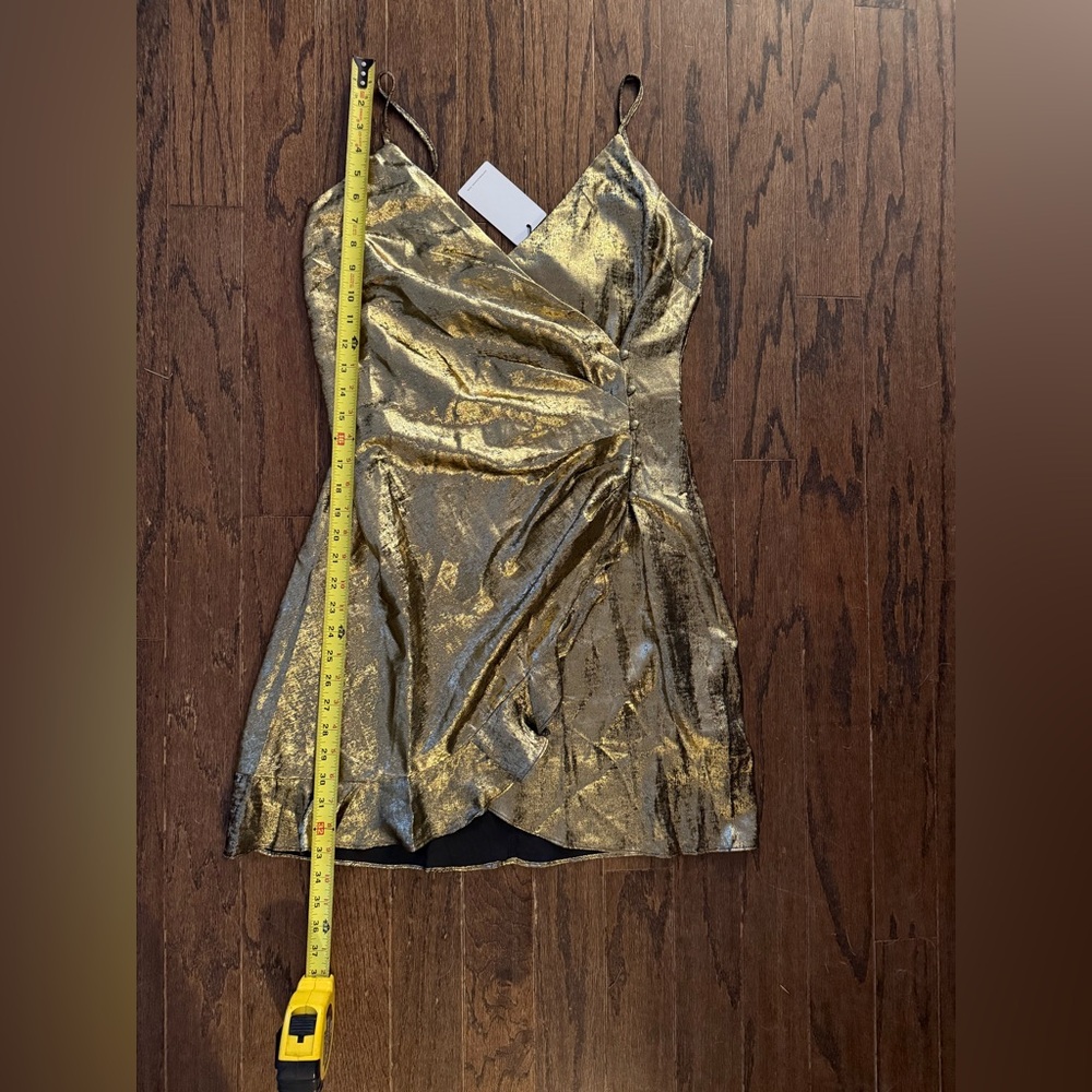 NWT Holiday Gold mini dress size medium - Picture 12 of 12